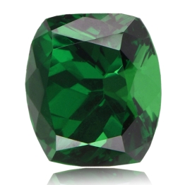 Tsavorite,Cushion 3.17-Carat