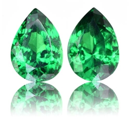 Tsavorite,Matched Pairs Long 2.05-Carat