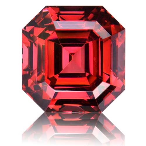 Malaia Garnet,Asscher 5.18-Carat