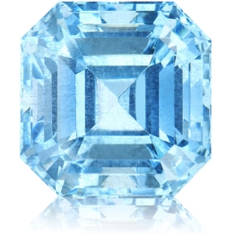 Aquamarine,Asscher 13.89-Carat