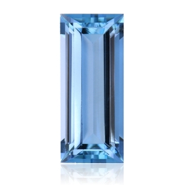 Aquamarine,Baguette 2.56-Carat