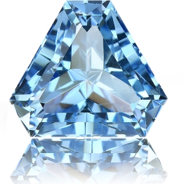 Aquamarine,Trillion 2.42-Carat