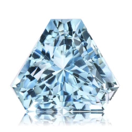 Aquamarine,Trillion 2.96-Carat