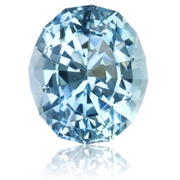 Aquamarine,Oval 18.64-Carat