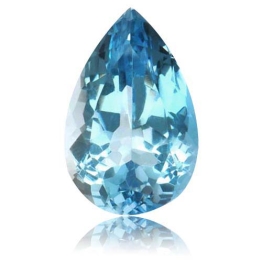 Aquamarine,Pear 3.59-Carat
