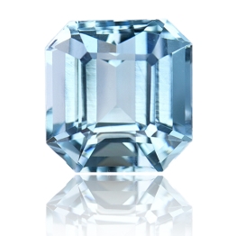 Aquamarine,Emerald Cut 11.73-Carat