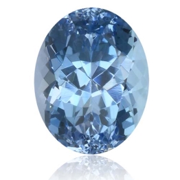 Aquamarine,Oval 1.65-Carat