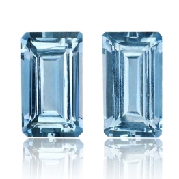 Aquamarine,Matched Pairs 2.04-Carat