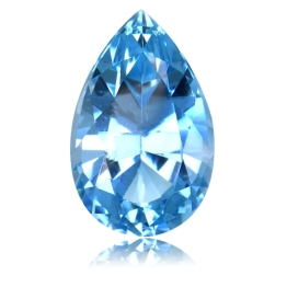 Aquamarine,Pear 3.41-Carat