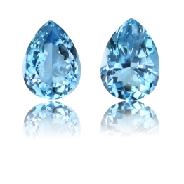 Aquamarine,Matched Pairs 1.73-Carat