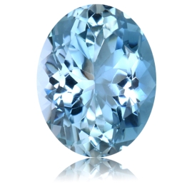 Aquamarine,Oval 1.96-Carat