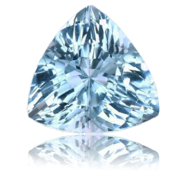 Aquamarine,Trillion 3.28-Carat