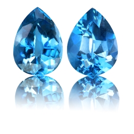 Aquamarine,Matched Pairs 1.61-Carat