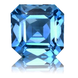 Aquamarine,Emerald Cut 1.28-Carat