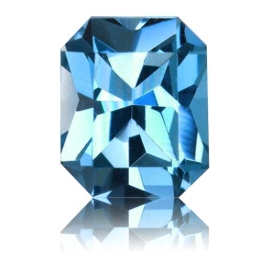 Aquamarine,Radiant 0.86-Carat