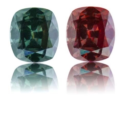 Color Change Garnet,Cushion 1.75-Carat