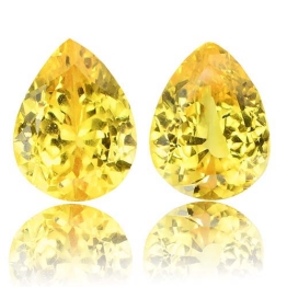Fancy Sapphire,Matched Pairs 3.21-Carat