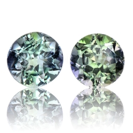 Fancy Tanzanite,Matched Pairs 3.40-Carat