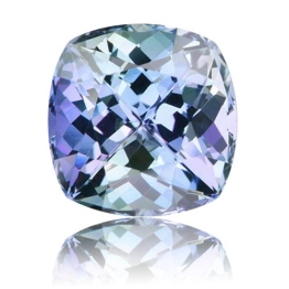 Fancy Tanzanite,Cushion 9.23-Carat