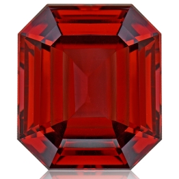 Malaia Garnet,Emerald Cut 3.38-Carat