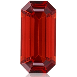 Malaia Garnet,Emerald Cut 3.82-Carat
