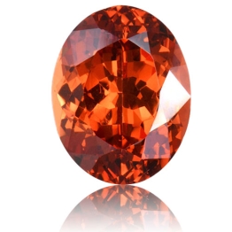 Malaia Garnet,Oval 4.01-Carat