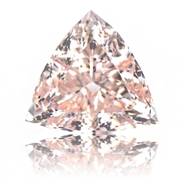Morganite,Trillion 3.98-Carat