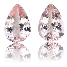 Morganite,Matched Pairs 6.15-Carat