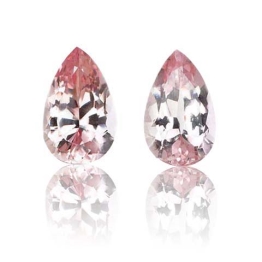 Morganite,Matched Pairs 3.22-Carat