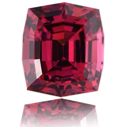 Rhodolite Garnet,Cushion 8.93-Carat