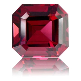 Rhodolite Garnet,Emerald Cut 10.03-Carat