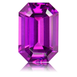 Royal Purple Garnet,Emerald Cut 1.90-Carat