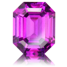 Royal Purple Garnet,Emerald Cut 1.96-Carat