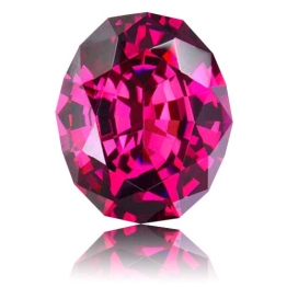 Rhodolite Garnet,Oval 7.82-Carat