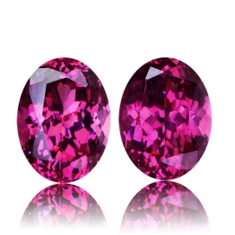 Rhodolite Garnet,Matched Pairs 5.79-Carat