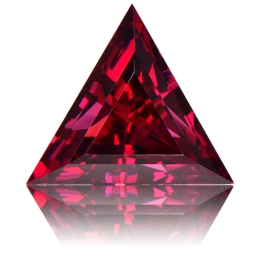 Rhodolite Garnet,Trillion 3.69-Carat