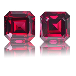 Rhodolite Garnet,Matched Pairs 18.31-Carat