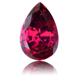 Rhodolite Garnet,Pear 4.28-Carat