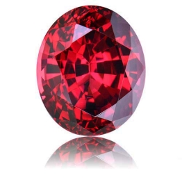 Rhodolite Garnet,Oval 11.31-Carat