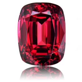 Rhodolite Garnet,Cushion 9.14-Carat