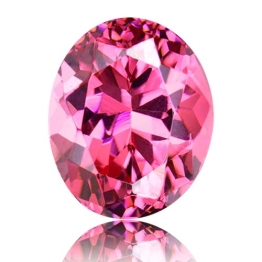 Rhodolite Garnet,Oval 3.15-Carat