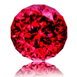 Rhodolite Garnet,Round 4.49-Carat