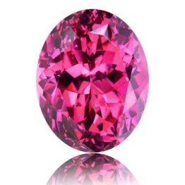 Rhodolite Garnet,Oval 4.31-Carat
