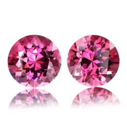 Rhodolite Garnet,Matched Pairs 5.61-Carat