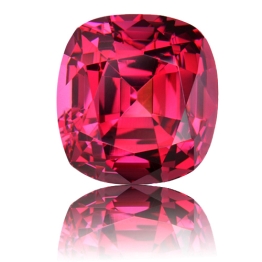 Rhodolite Garnet,Cushion 4.51-Carat