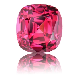 Rhodolite Garnet,Cushion 4.51-Carat