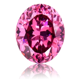 Rhodolite Garnet,Oval 3.77-Carat