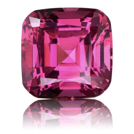 Rhodolite Garnet,Cushion 6.37-Carat