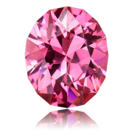 Rhodolite Garnet,Oval 2.91-Carat