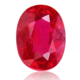 Ruby,Oval 1.17-Carat